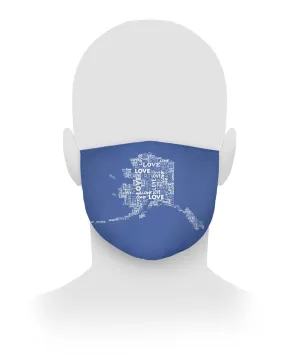 Alaska Love Blue - Cloth Face Mask