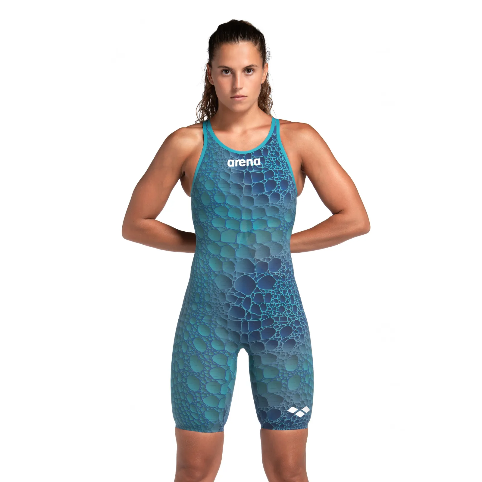 ARENA CAIMANO SPECIAL EDITION WOMEN'S OPEN BACK POWERSKIN CARBON AIR2 KNEESKIN - ABYSS CAYMAN