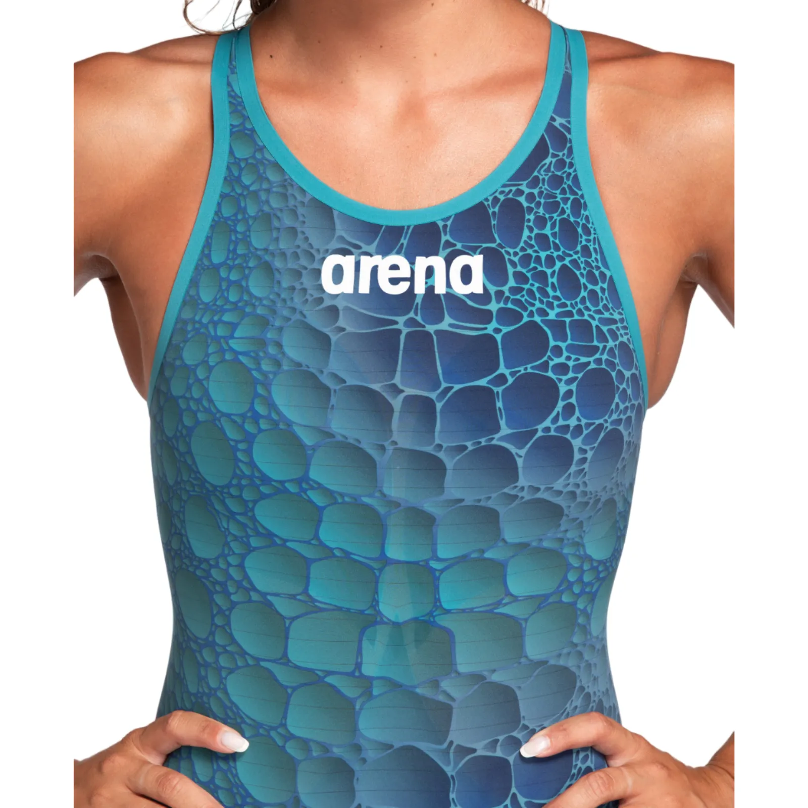 ARENA CAIMANO SPECIAL EDITION WOMEN'S OPEN BACK POWERSKIN CARBON AIR2 KNEESKIN - ABYSS CAYMAN