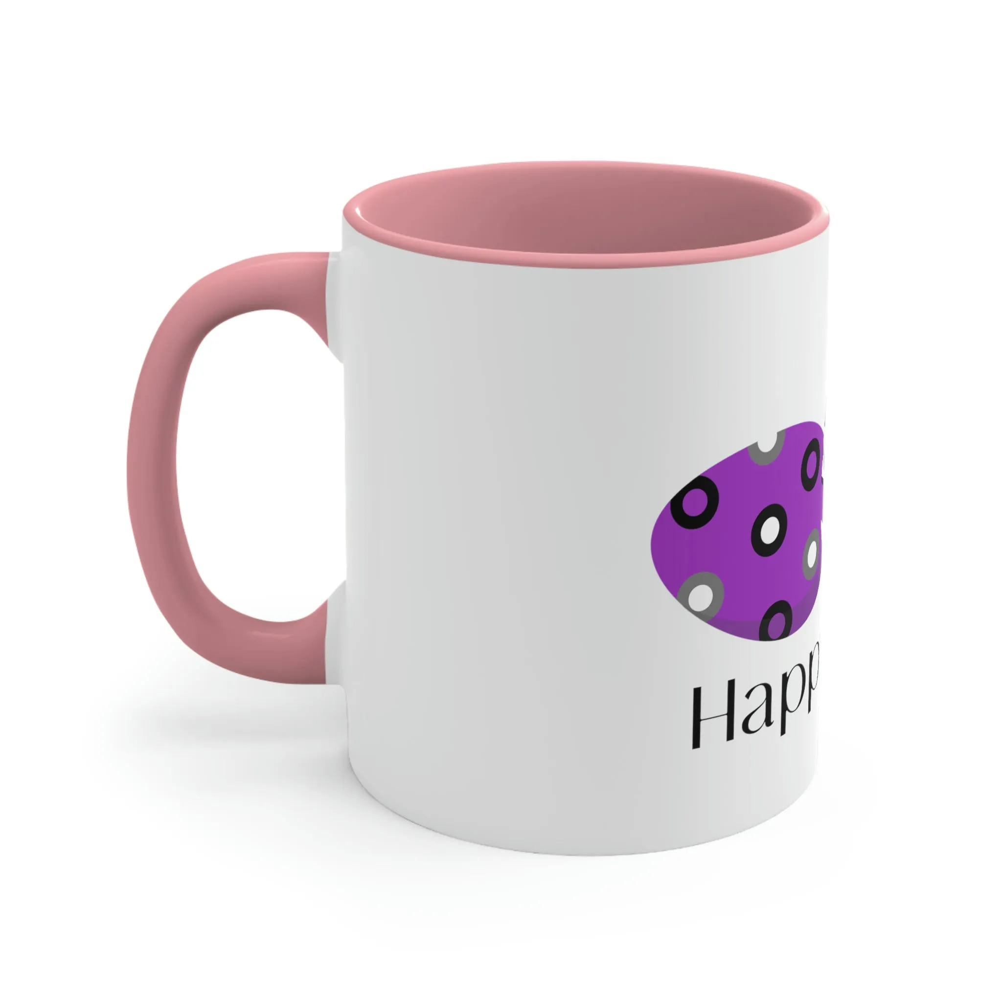 Asexual Flag Accent Coffee Mug Easter Festival - Happy Easter