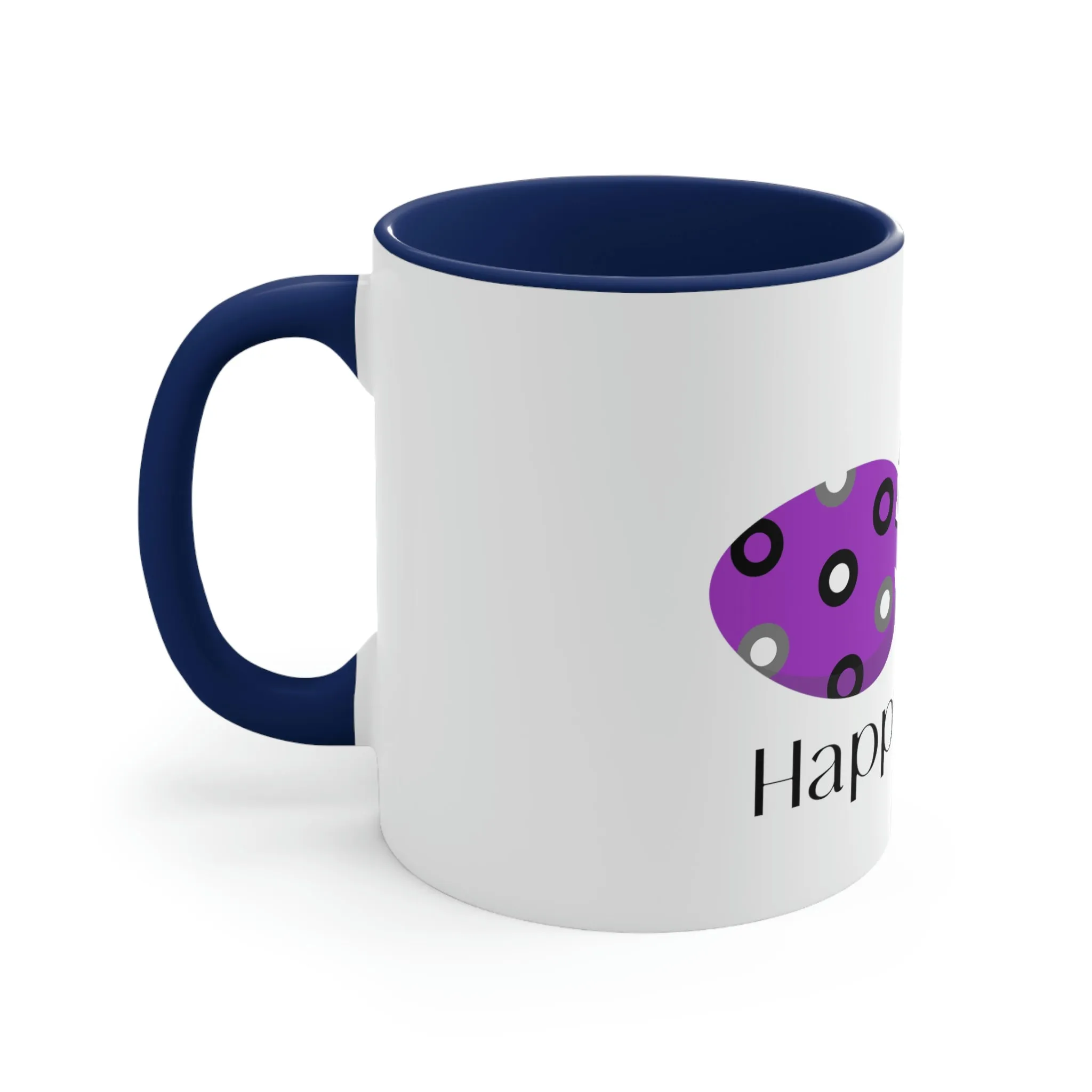 Asexual Flag Accent Coffee Mug Easter Festival - Happy Easter