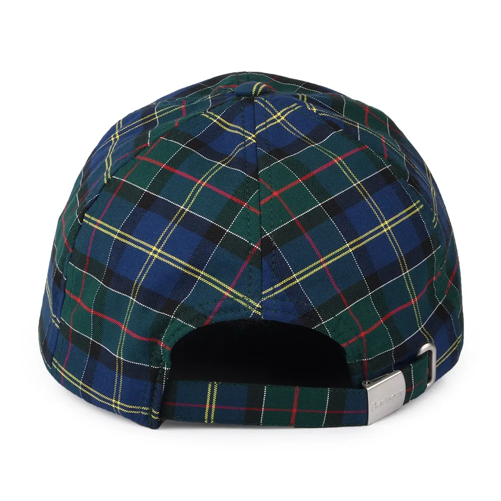 Barbour Hats Oxbridge Tartan Baseball Cap - Green-Blue