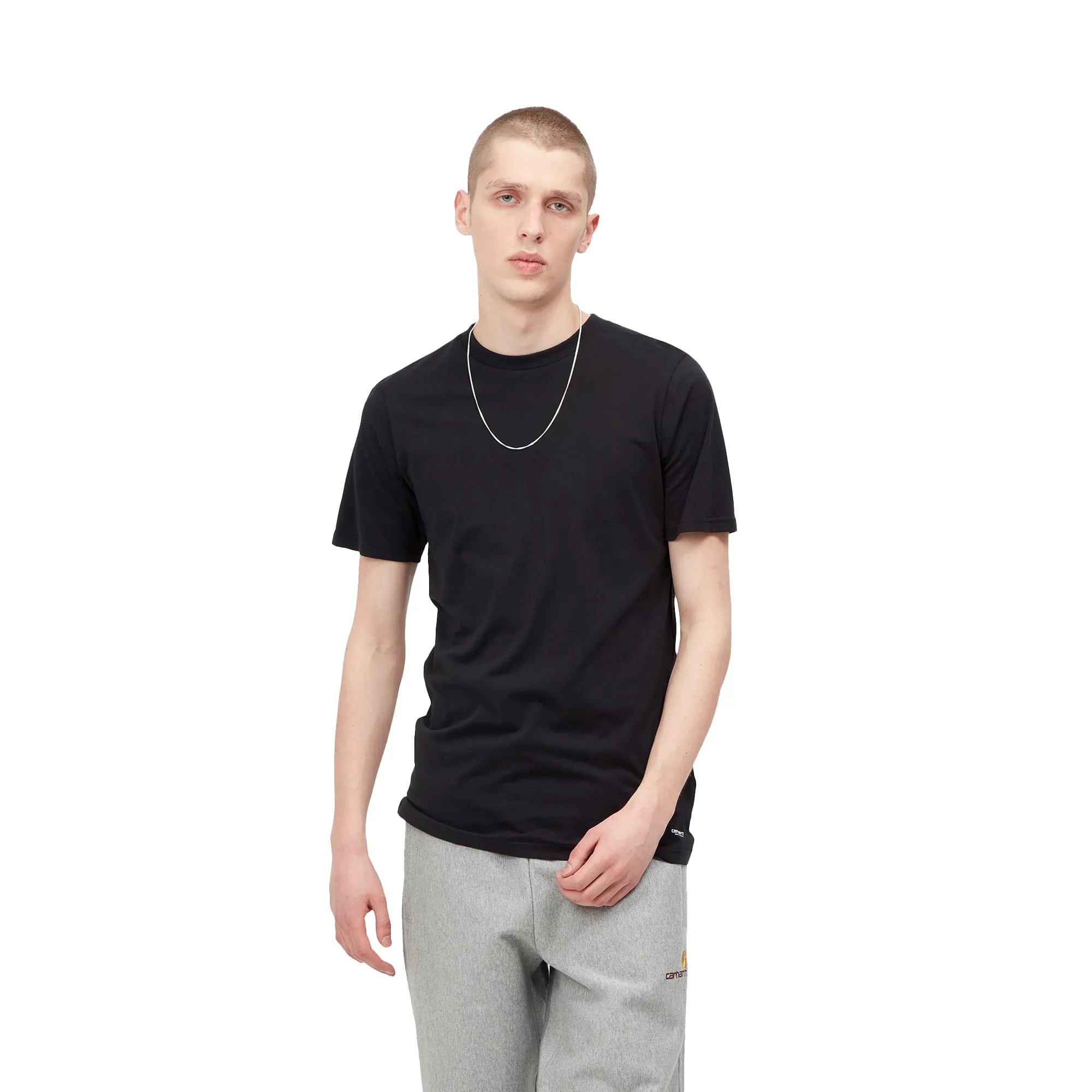 Carhartt WIP Standard Crew Neck T-Shirt Black   Black