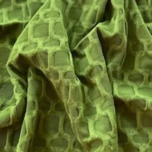 Citrus Green Honeycomb #U5 220 Gram 4-Way Stretch Knit Fabric #7013A