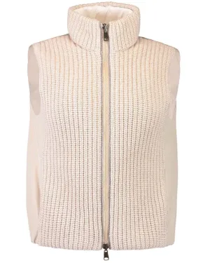 Feather Cashmere and Nylon Reversible Vest