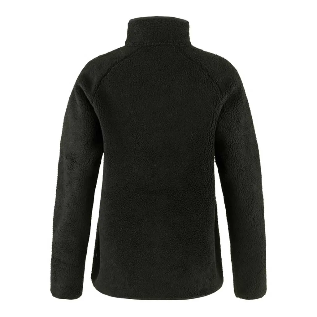 Fjallraven Women's Vardag Pile Fleece - Black