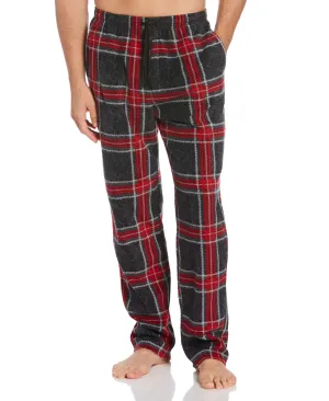 Fleece Chevron Plaid Pant