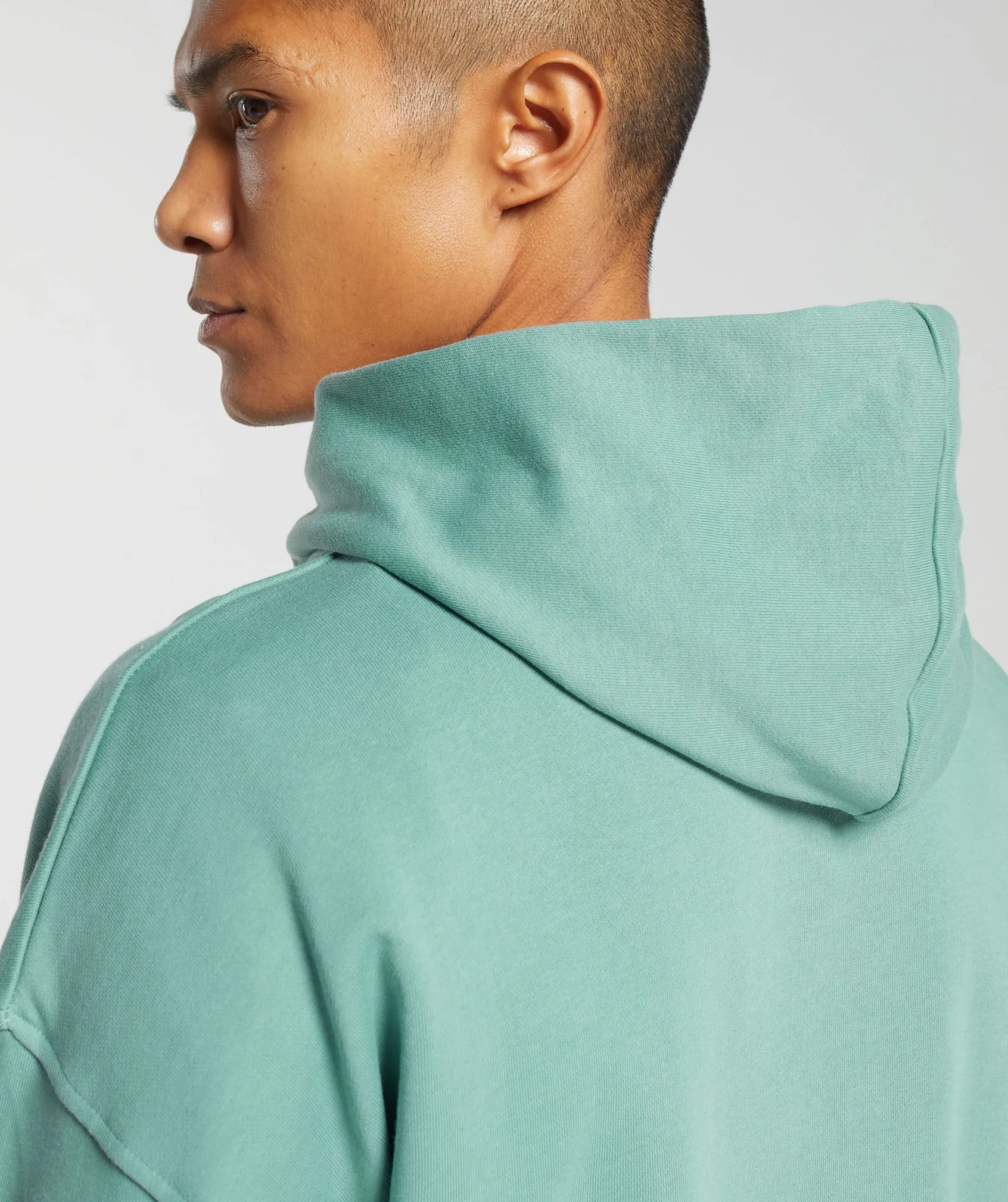 Gymshark Rest Day Essentials Hoodie - Duck Egg Blue