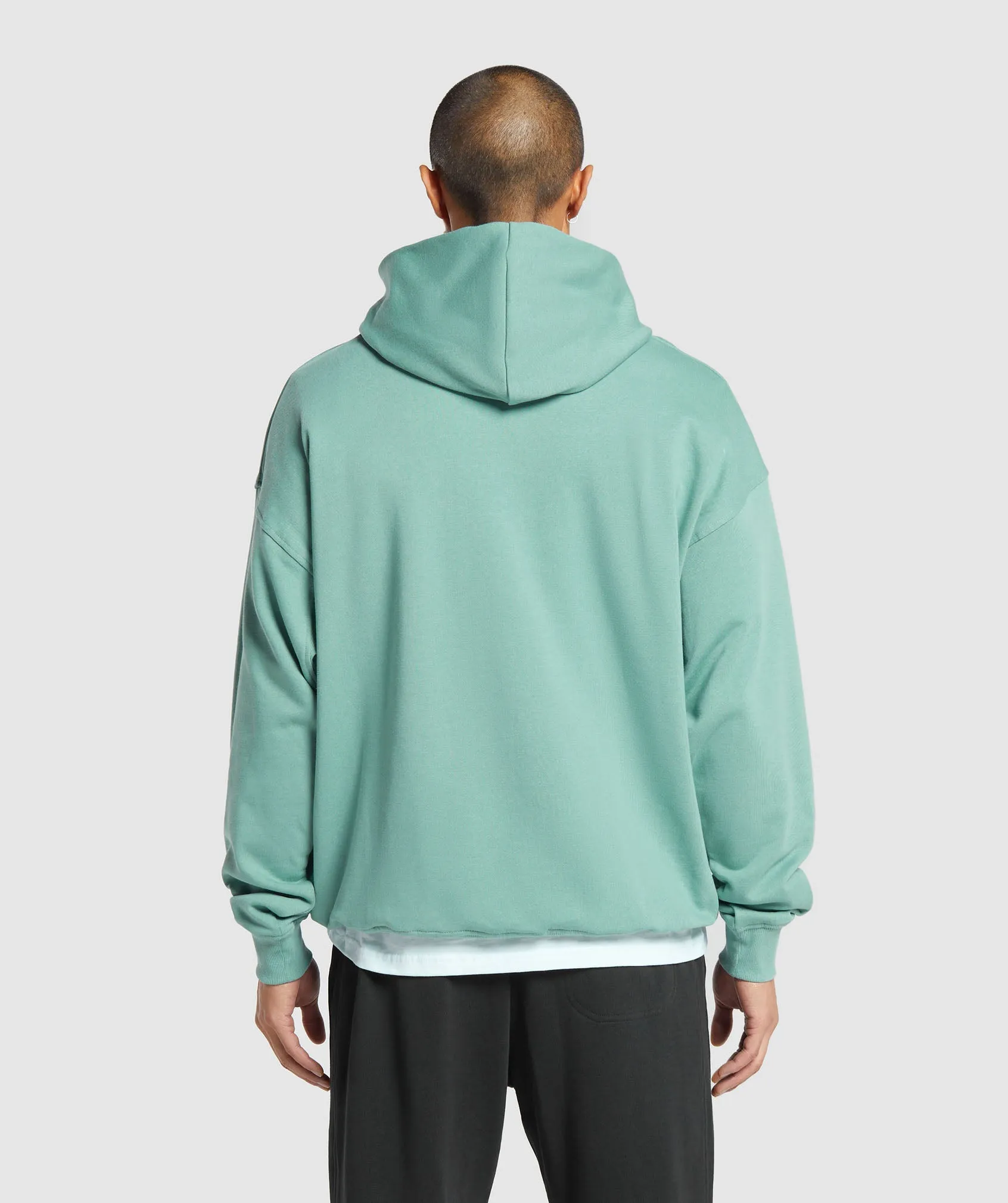 Gymshark Rest Day Essentials Hoodie - Duck Egg Blue