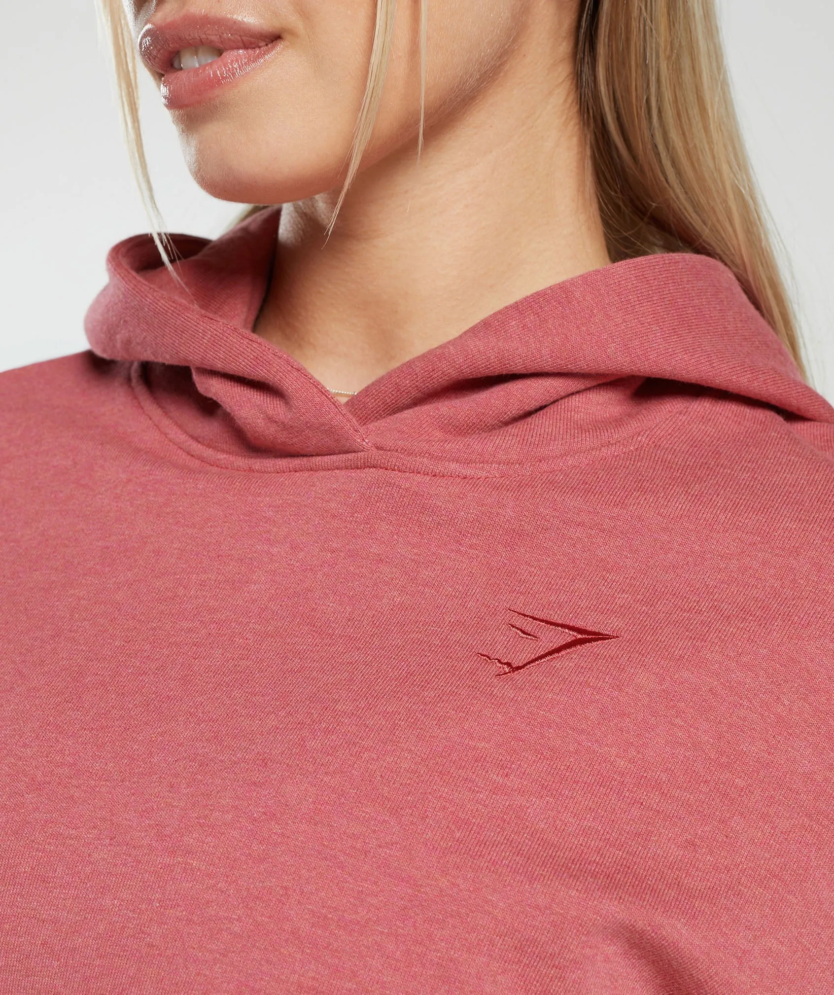 Gymshark Rest Day Sweats Hoodie - Heritage Pink Marl