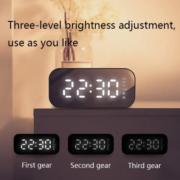 Havit M3 Bluetooth Audio System with Mirror Clock & Enhanced Bass Features