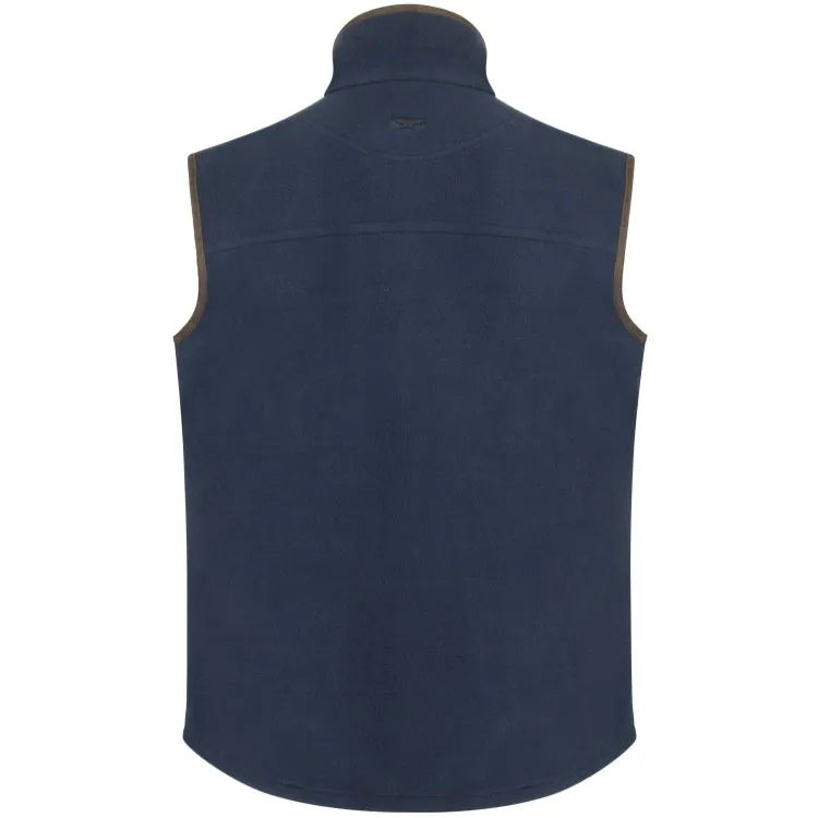 Hoggs of Fife Woodhall Fleece Gilet - Navy