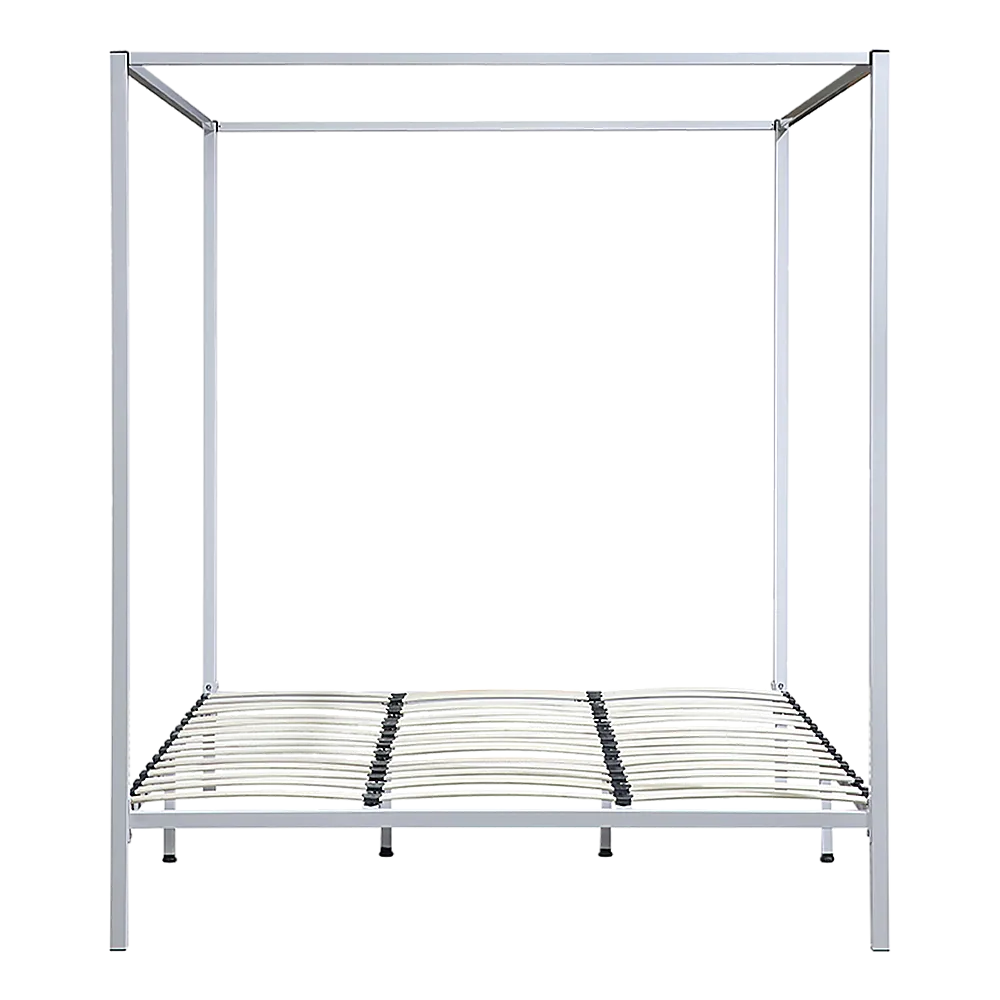 Lilian Four Poster Bed Frame - Cream King