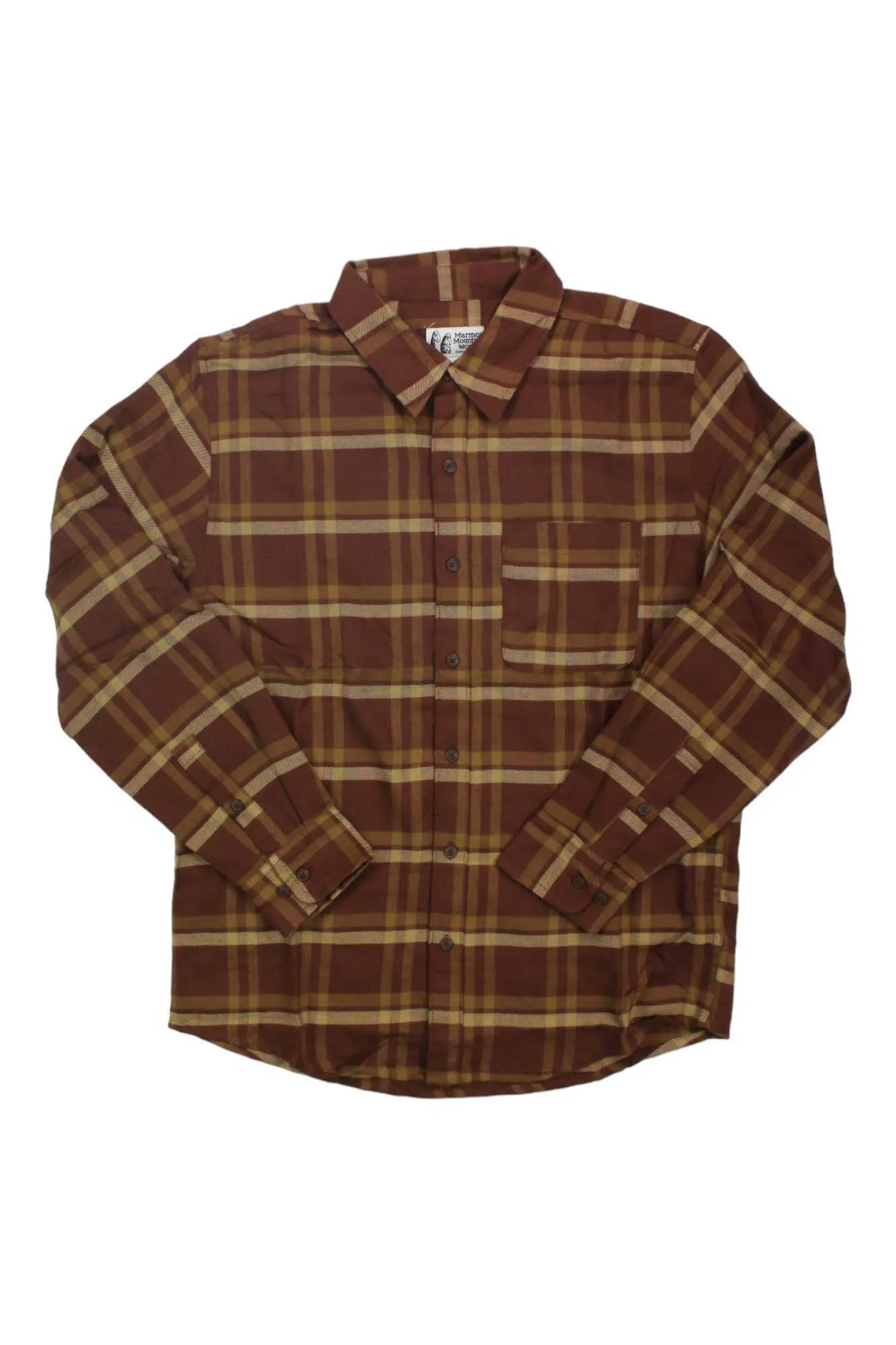 Marmot Mens Fairfax Novelty Lightweight Flannel LS Shirt