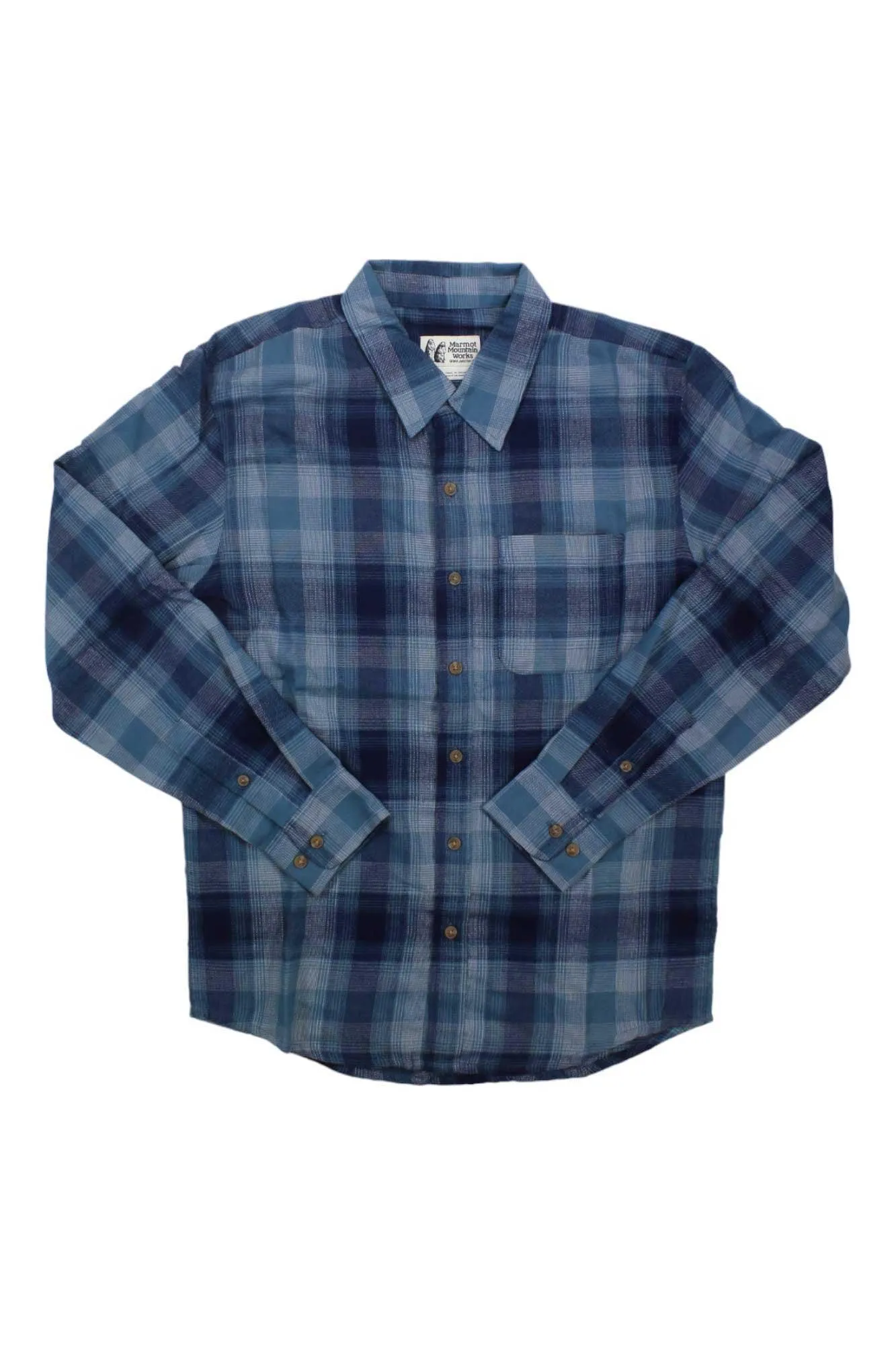 Marmot Mens Fairfax Novelty Lightweight Flannel LS Shirt