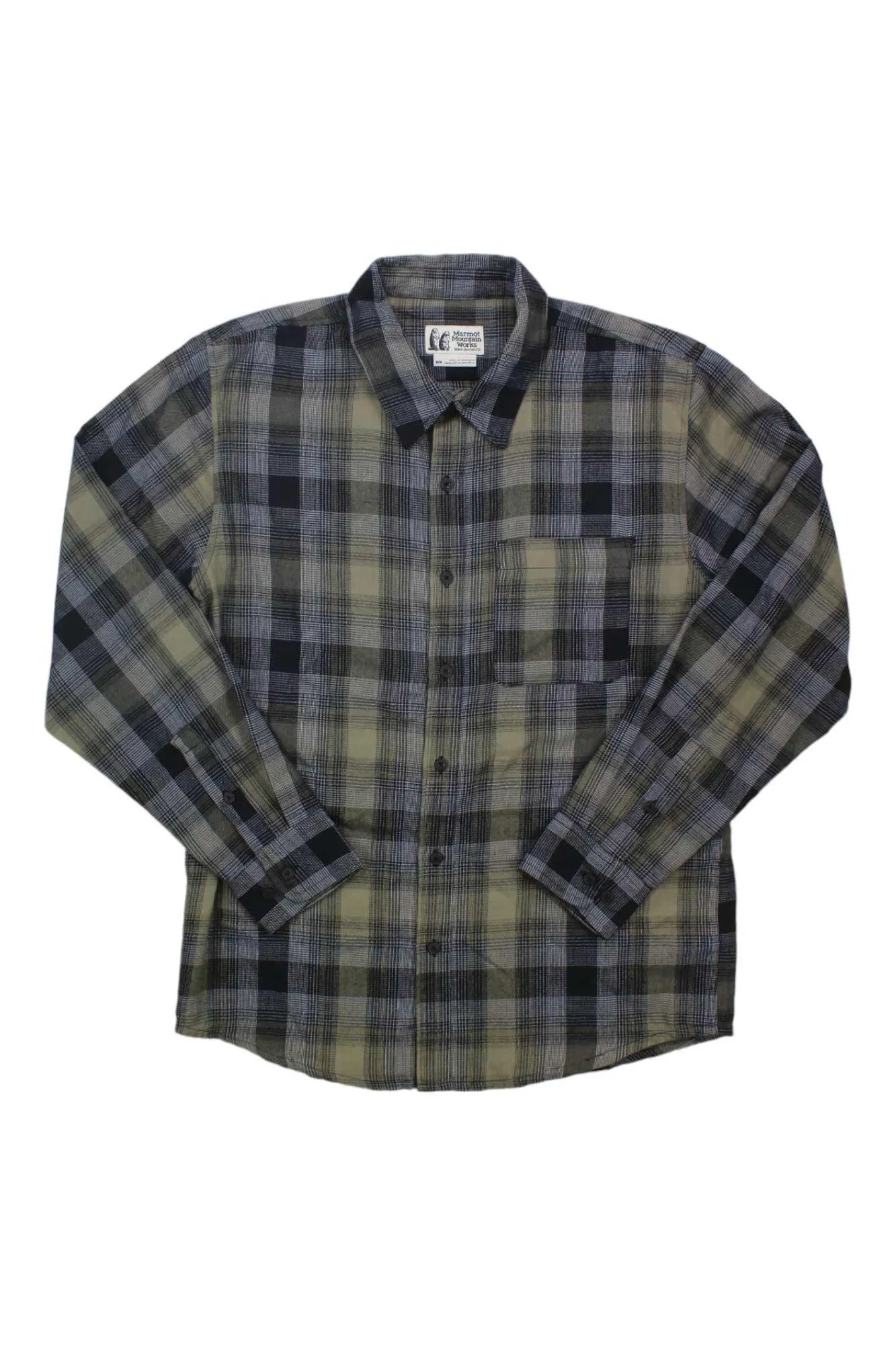 Marmot Mens Fairfax Novelty Lightweight Flannel LS Shirt