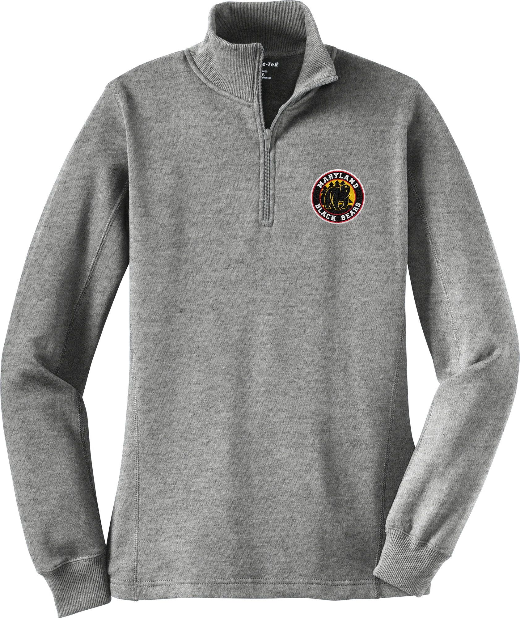 Maryland Black Bears Ladies 1/4-Zip Sweatshirt