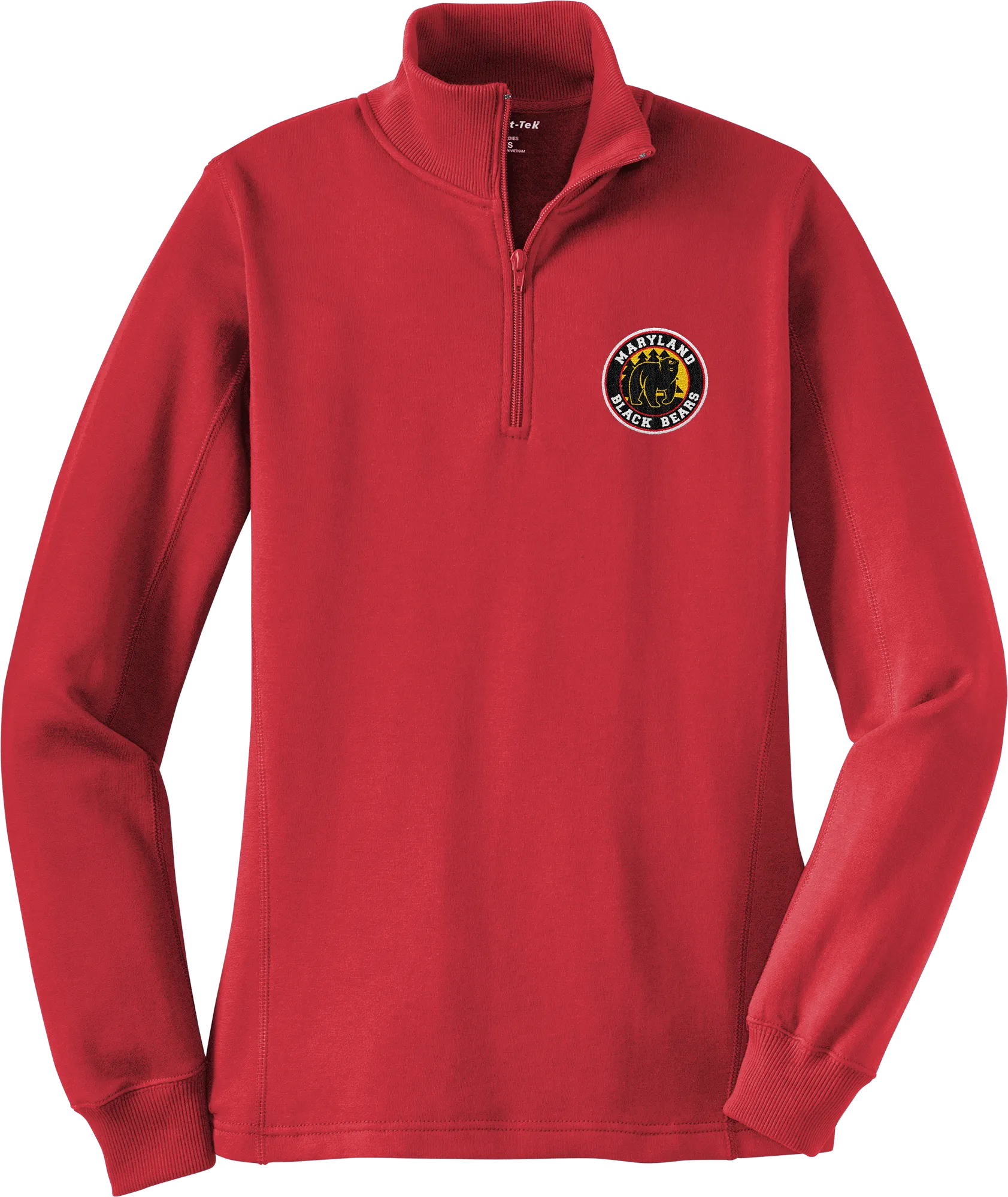 Maryland Black Bears Ladies 1/4-Zip Sweatshirt