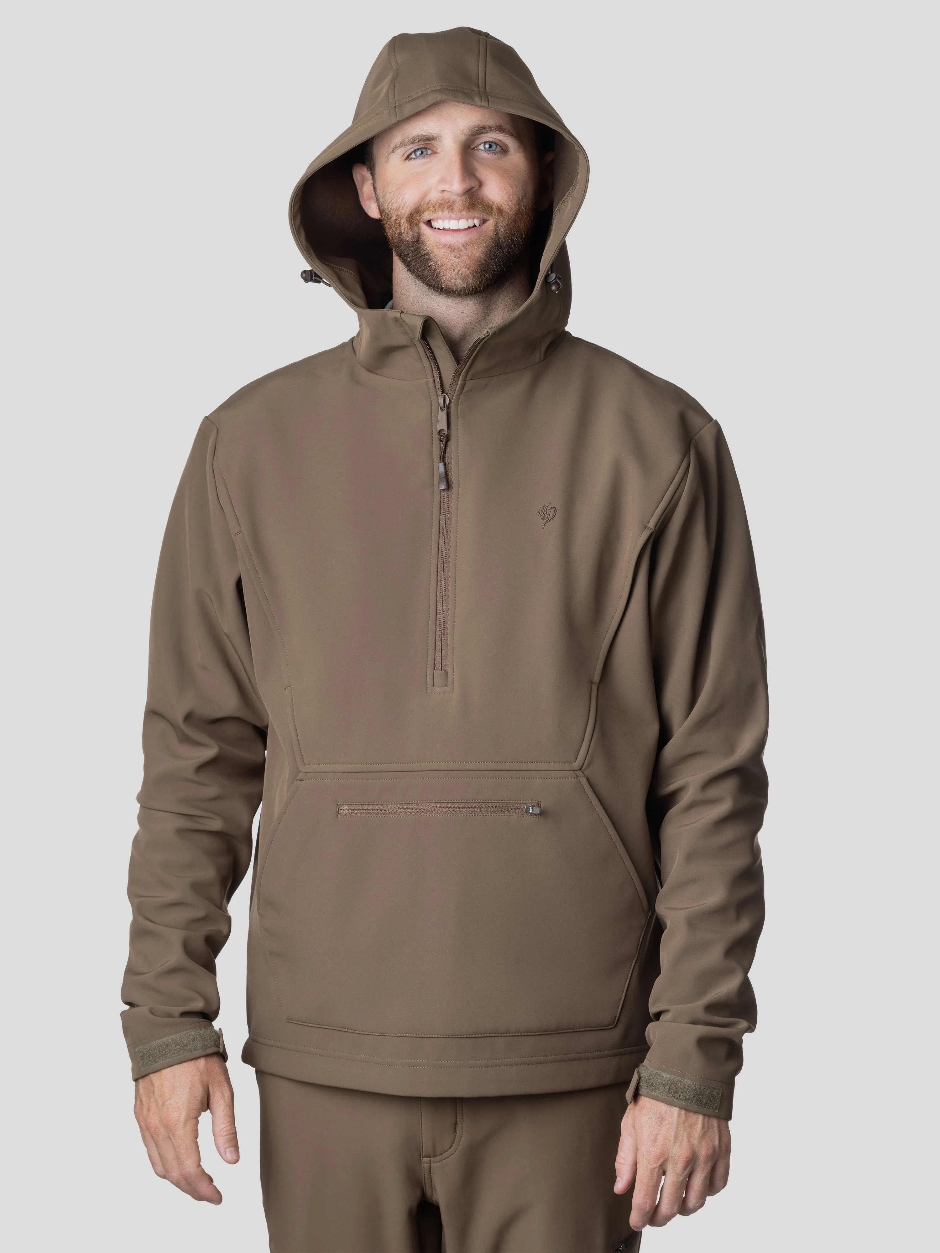 M's Contact Softshell Hoodie - Pin Oak