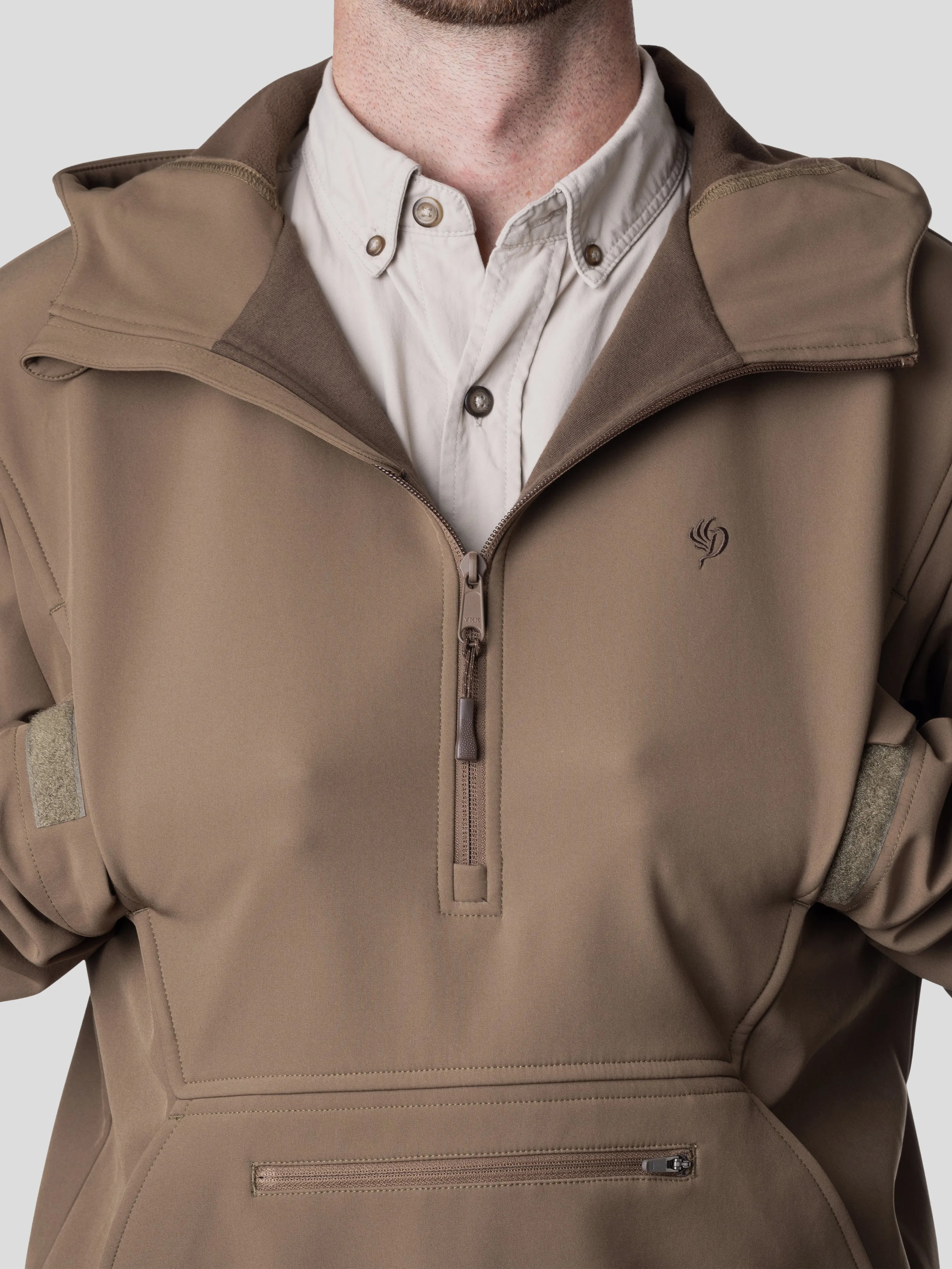 M's Contact Softshell Hoodie - Pin Oak