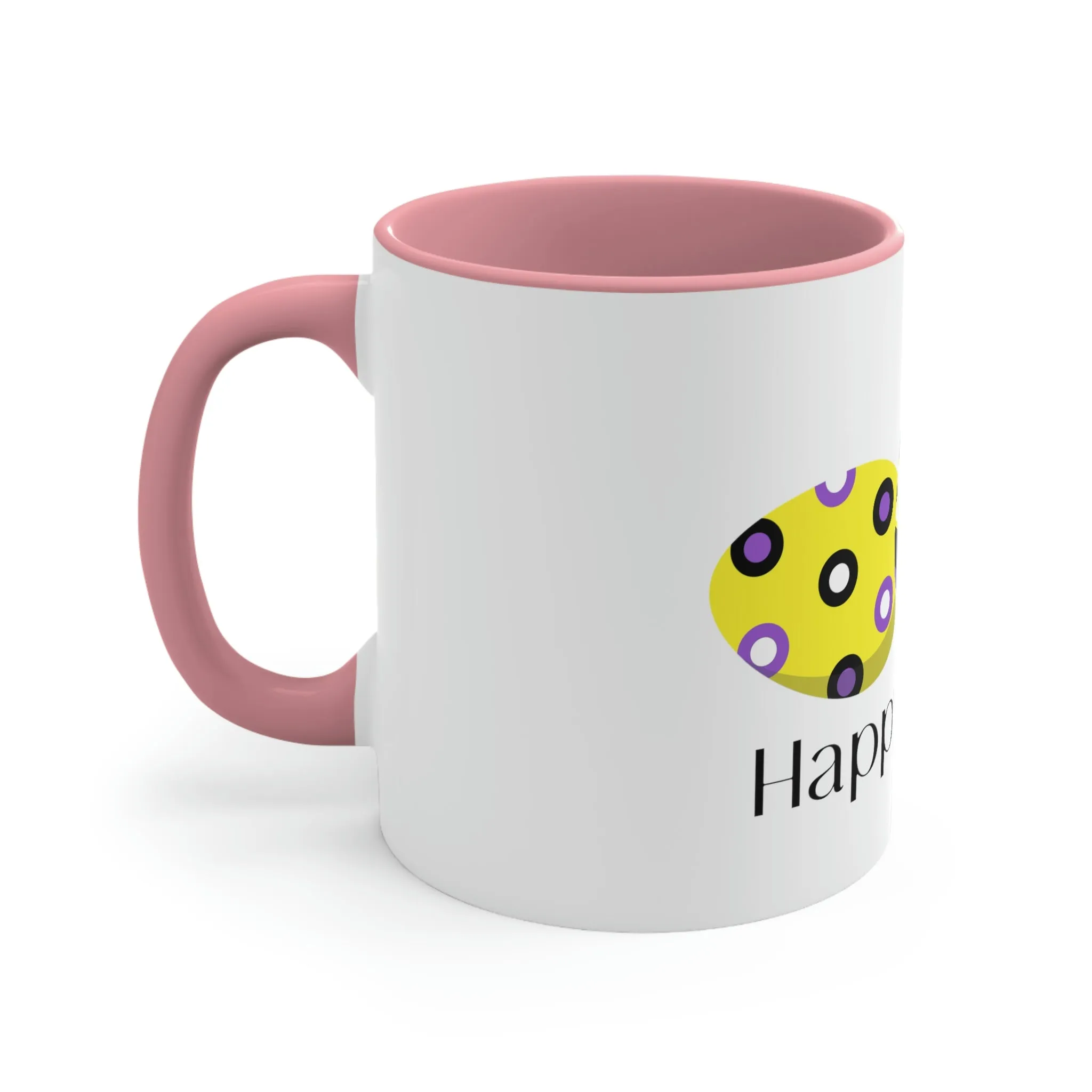 Nonbinary Flag Accent Coffee Mug Easter Festival - Happy Easter