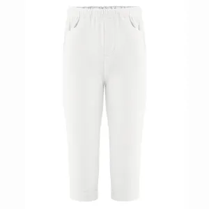 Poivre Blanc Girls Micro Fleece Pants - White