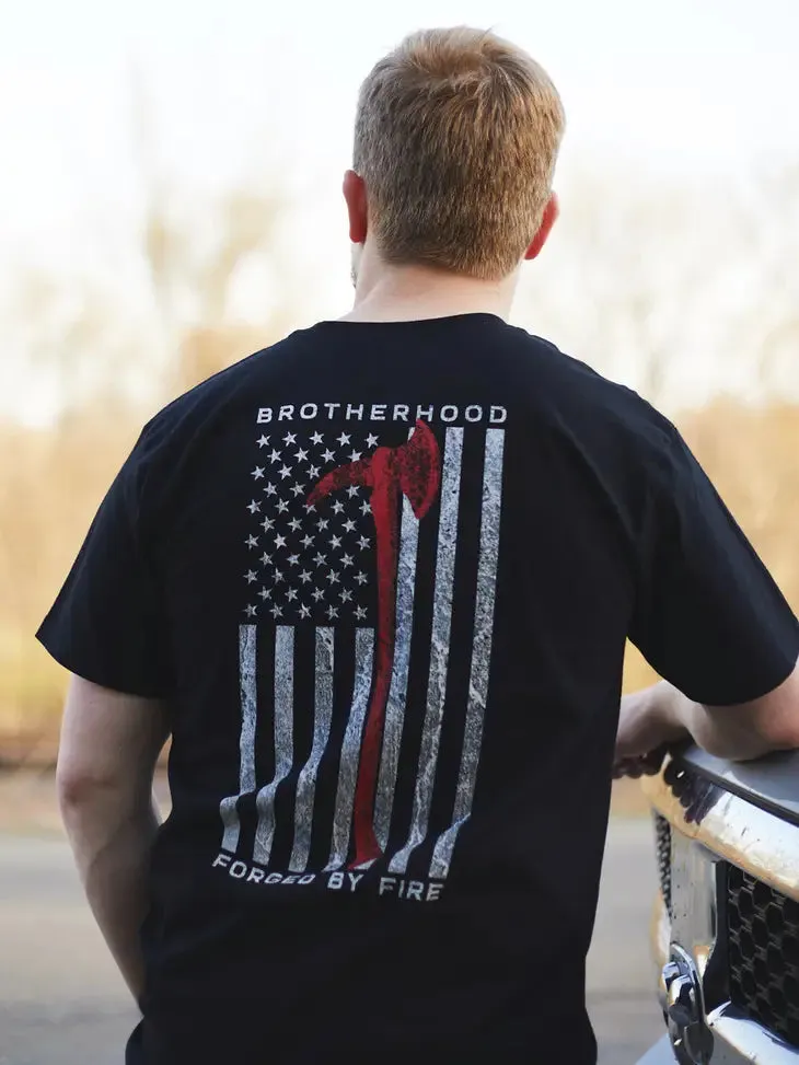 Red Line Flag T-Shirt