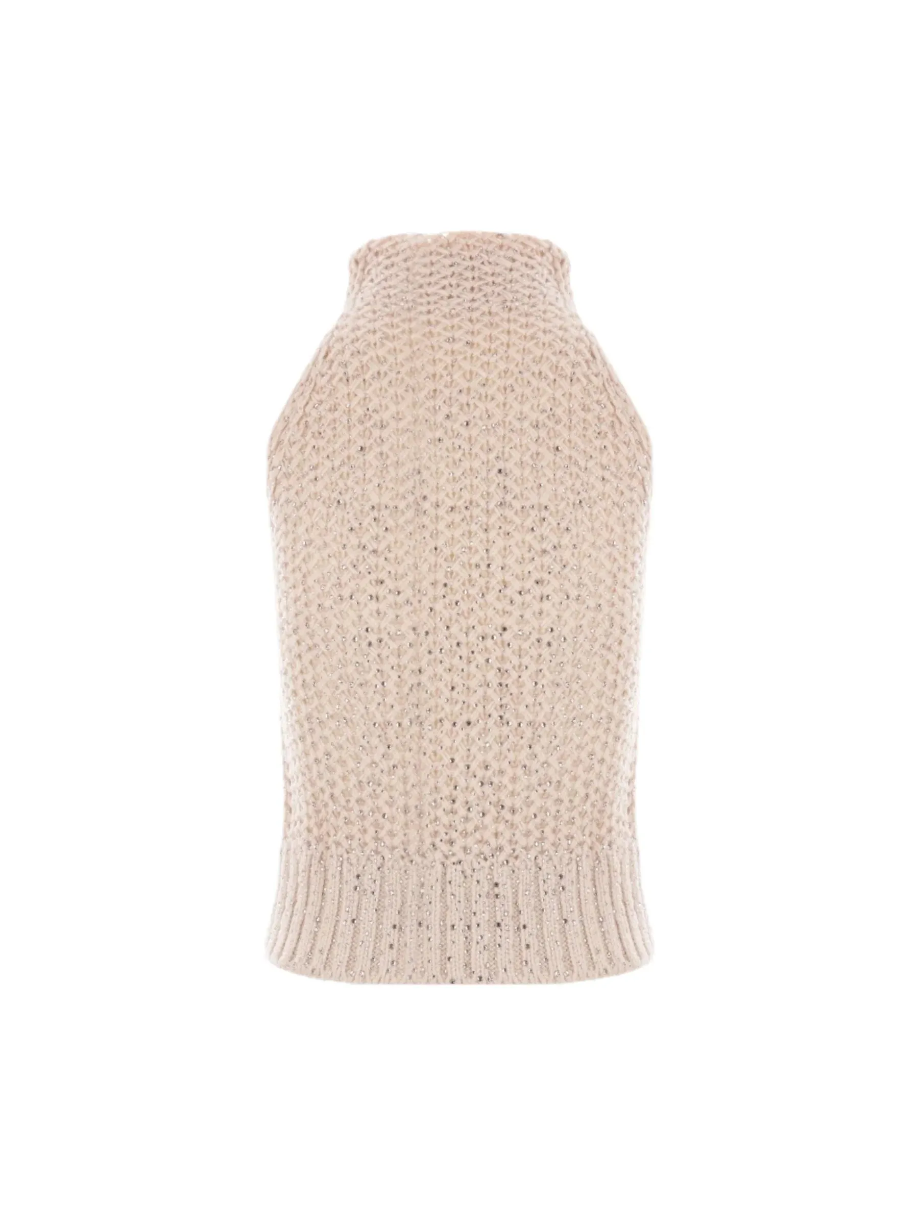 Sleeveless Knit Sweater