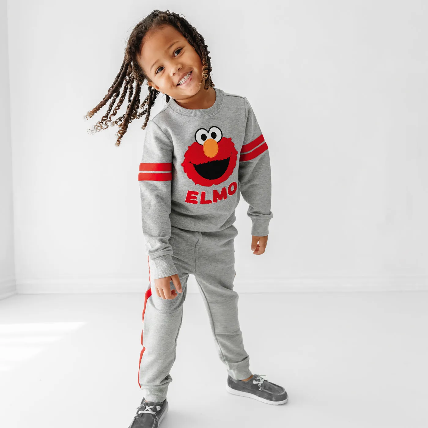 Spelling with Sesame Street Elmo Crewneck Sweatshirt   Jogger Set