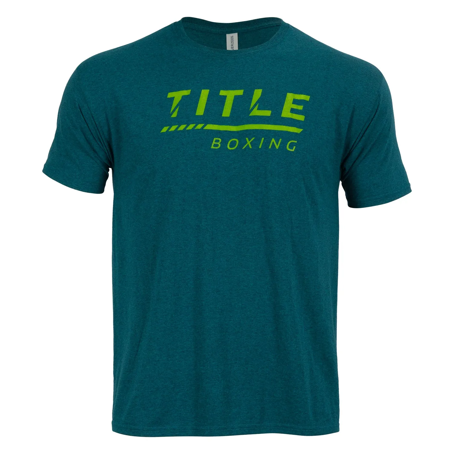 TITLE Boxing Striped Wordmark Tee