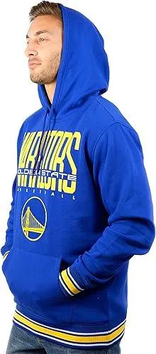 Ultra Game NBA Official Men’s Soft Fleece Hoodie Pullover Sweatshirt - Unisex, Golden State Warriors|Golden State Warriors