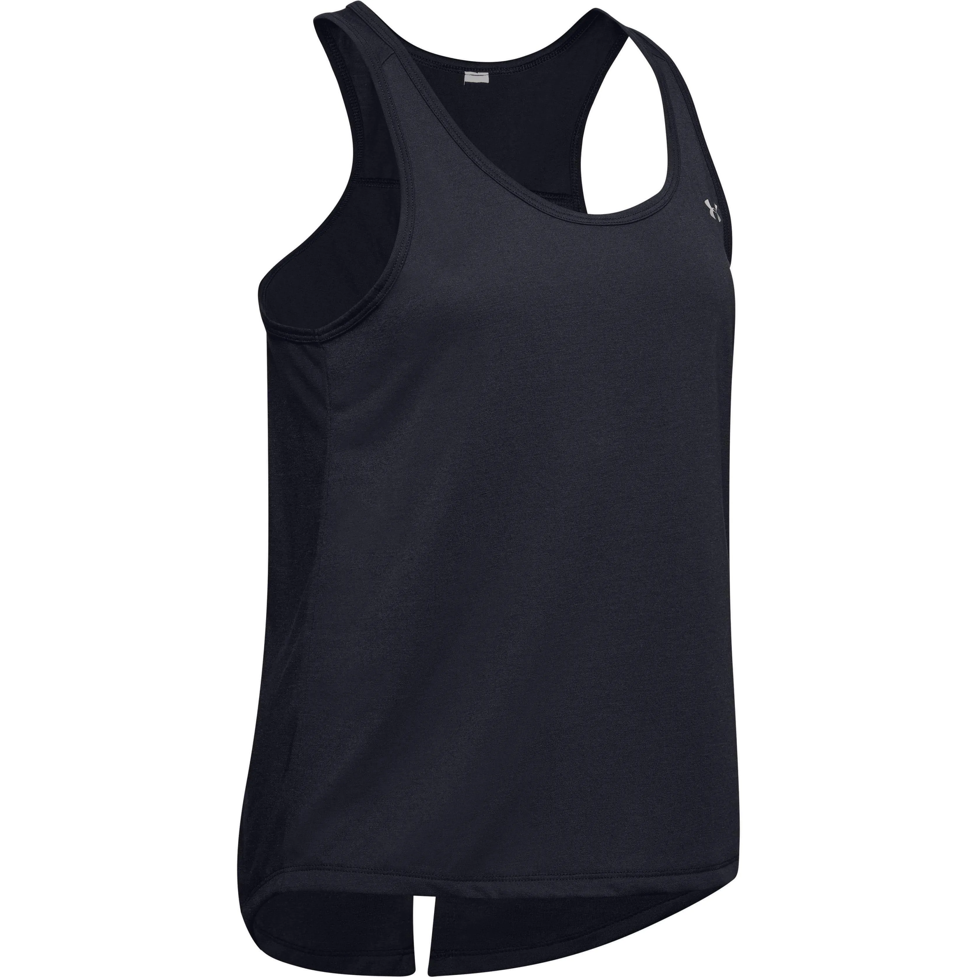 Under Armour Whisperlight Tie Back Womens Training Vest Tank Top - Black