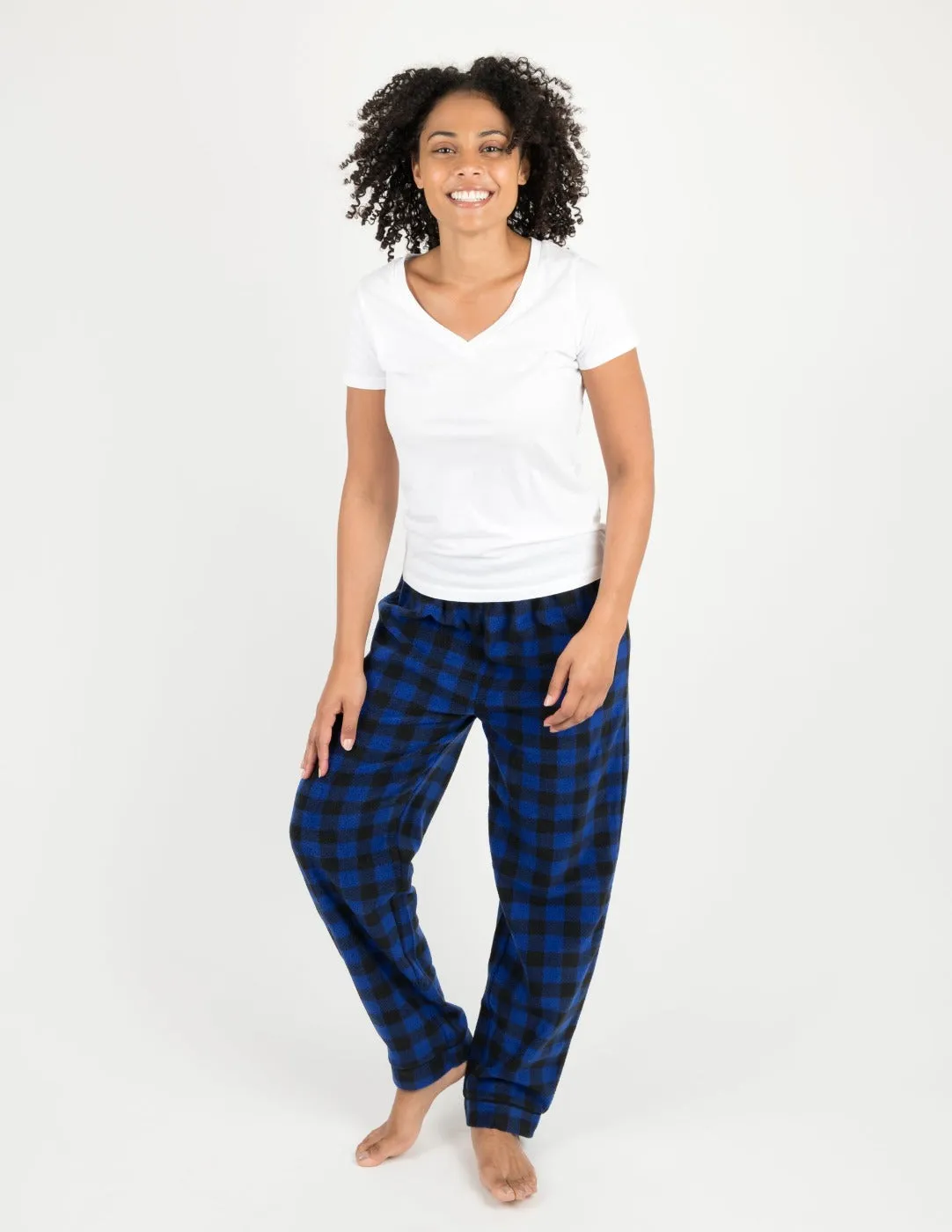 Women's Plaid Fleece Pants